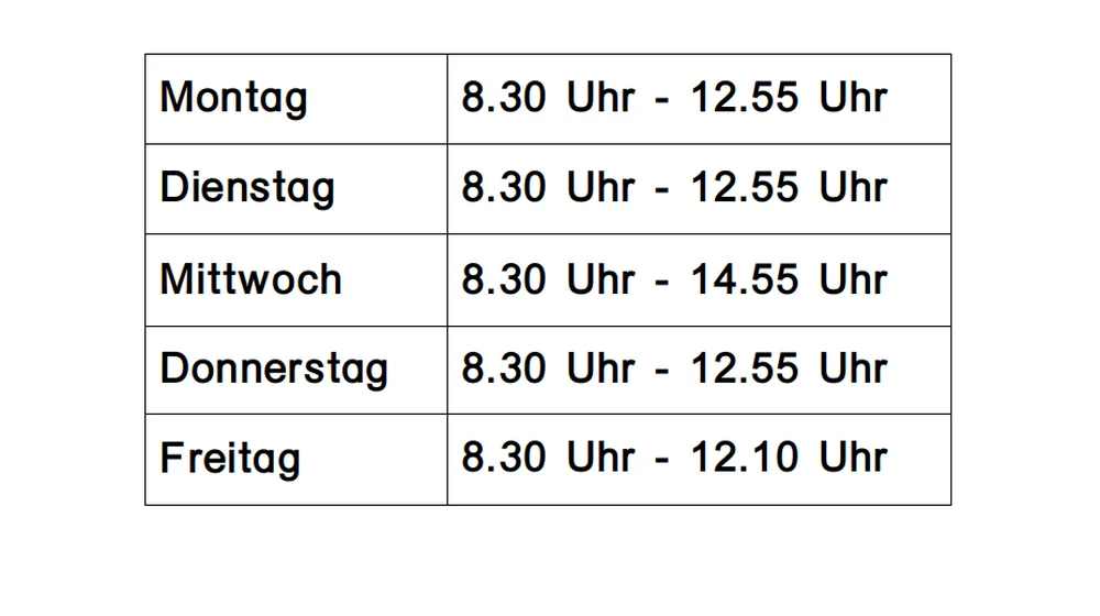 Klassen an der Mörike-Realschule
