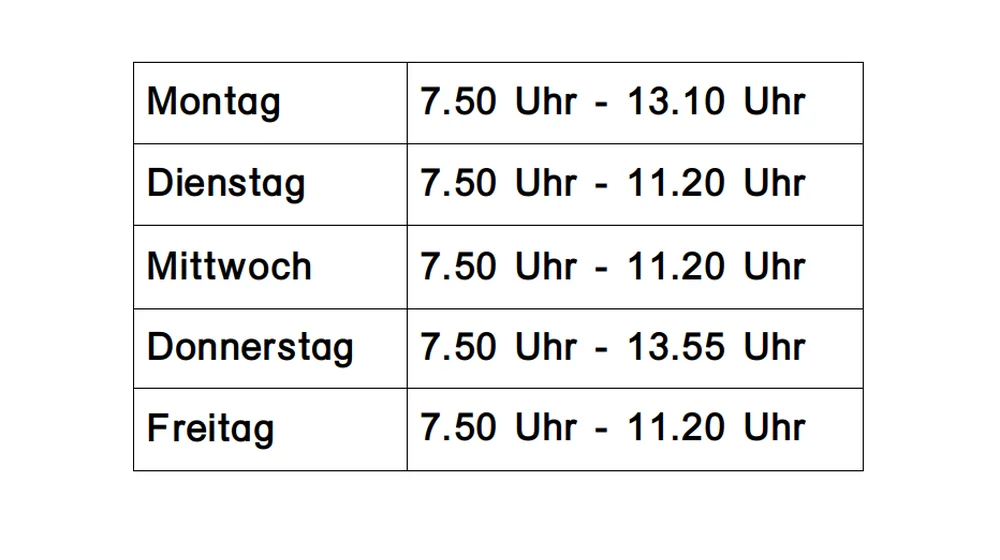 Klasse an der Ludwig-Pfau-Schule